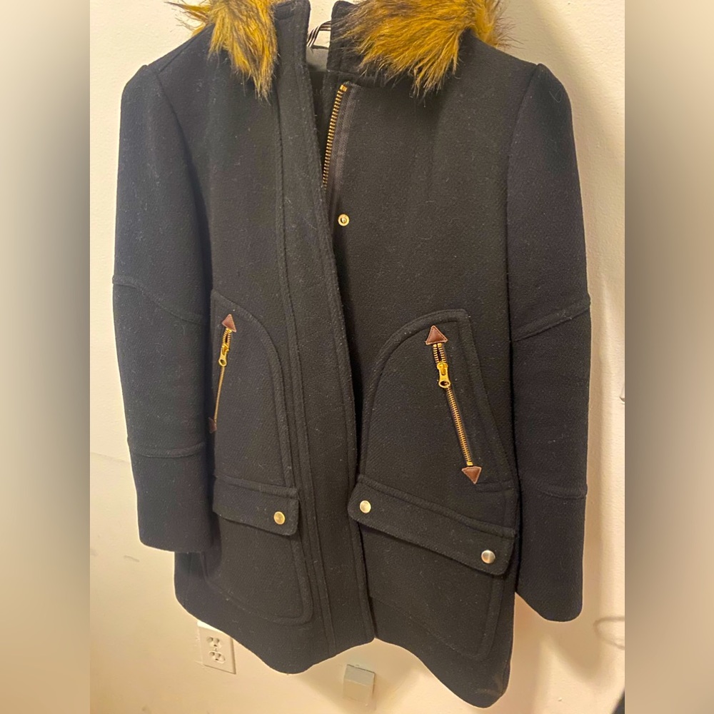 J. Crew Chateau Parka in Black size 2